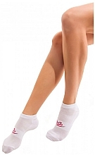 Fragrances, Perfumes, Cosmetics Single-Colour Socks "265", white - Intuicia