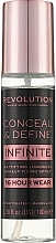 Fragrances, Perfumes, Cosmetics Mattifying Makeup Setting Spray - Makeup Revolution Conceal & Define Infinite Makeup Fixing Spray 16H