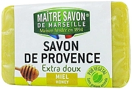 Honey Soap - Maitre Savon De Marseille Savon De Provence Honey Soap Bar — photo N1