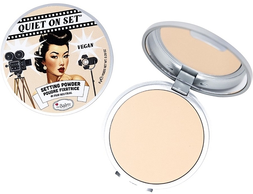 Setting Face Powder - TheBalm Quiet On The Set Neutral Setting Powder — photo N1