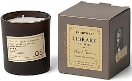 Fragrances, Perfumes, Cosmetics Scented Candle in Glass - Paddywax Library Mark Twain Candle