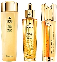 Fragrances, Perfumes, Cosmetics Set - Guerlain Trilogy Abeille Royale Age-Defying Trio Set (f/lot/150ml + f/oil/50ml + f/ser/50ml)