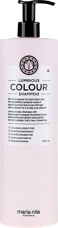 Colored Hair Shampoo - Maria Nila Luminous Color Shampoo — photo N5