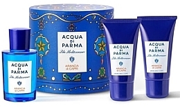 Acqua Di Parma Blu Mediterraneo Arancia Di Capri - Kit (edt/75ml + b/wash/40ml + b/lot/40ml) — photo N1