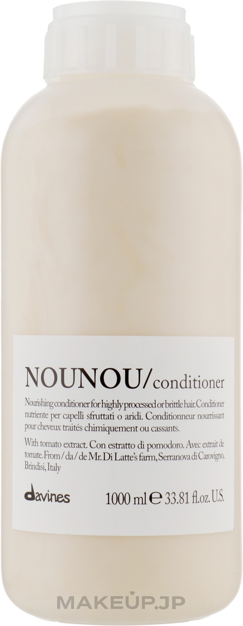 Nourishing Thickening Conditioner for Brittle & Damaged Hair - Davines Nourishing Nounou Conditioner  — photo 1000 ml