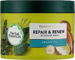 Fragrances, Perfumes, Cosmetics Repair & Renew Hair Mask - Herbal Essences Repair & Renew Argan Oil Intensive Hair Mask