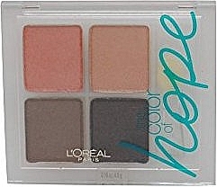 Fragrances, Perfumes, Cosmetics Eyeshadow - L'Oreal Paris Wear Infinite Color of Hope Eyeshadow Quad