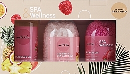 Set - Fergio Bellaro Spa & Willnes (massage/oil/200ml + b/salt/300g + b/caviar/190g) — photo N1