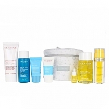 Fragrances, Perfumes, Cosmetics Set, 8 products - Clarins Huile Tonic Set