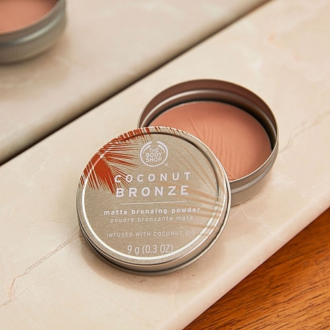 The Body Shop Coconut Bronze Matte Bronzing Powder - Bronzing Matte Powder — photo N7