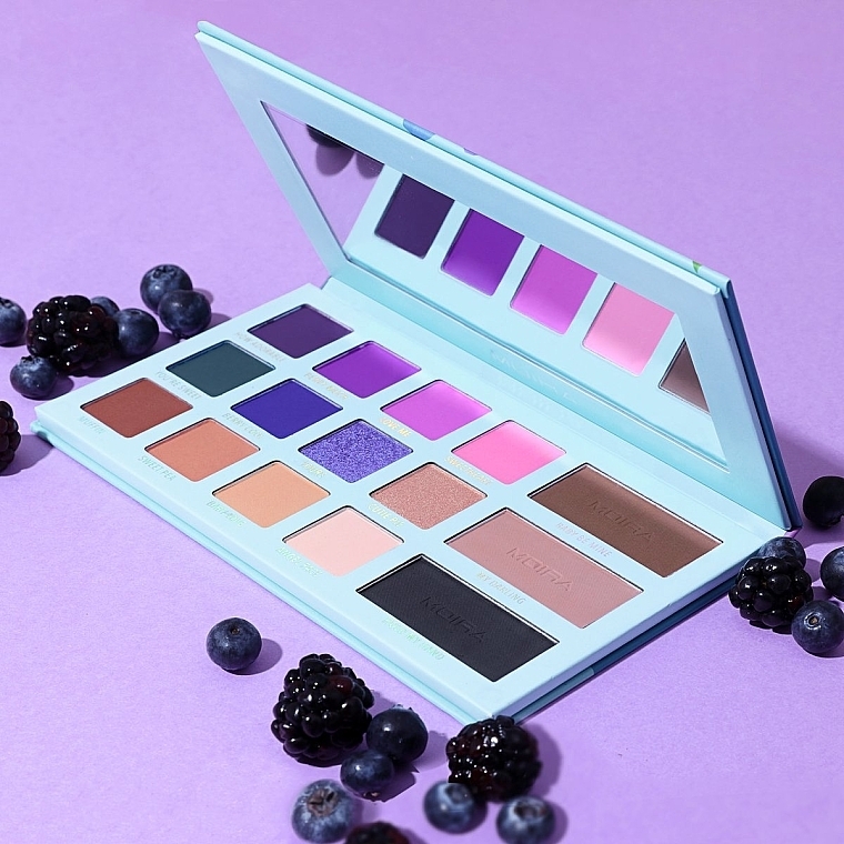 Eyeshadow Palette - Moira You're Berry Cute Pressed Pigments Palette — photo N4