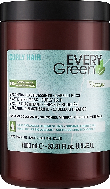 Curly Hair Mask - Every Green Curly Hair Elasticising Mask — photo N1