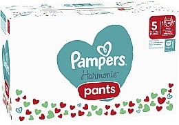 Harmonie Pants Diapers, size 5, 12-17 kg, 144 pcs. - Pampers — photo N2