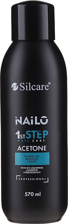 Gel Polish Remover - Silcare Nailo Aceton — photo N1