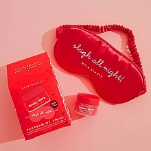 Set - NCLA Beauty Sweet Dreams Peppermint Swirl Lip Mask Gift Set (lip mask/15 ml + sleeping mask/1 pc) — photo N2