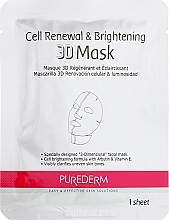 Renewing & Brightening 3D Mask Set - Purederm Cell Renewal & Brightening 3D Mask — photo N2