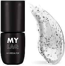 Fragrances, Perfumes, Cosmetics Hybrid Top Coat - MylaQ My Special Black Top