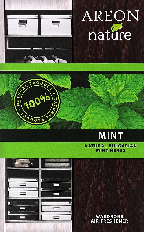 Mint Air Freshener - Areon Nature Premium Bag Mint — photo N1