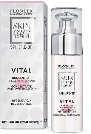 Set - Floslek Skin Care Expert Vital (cream/10.5g + serum/30ml) — photo N2