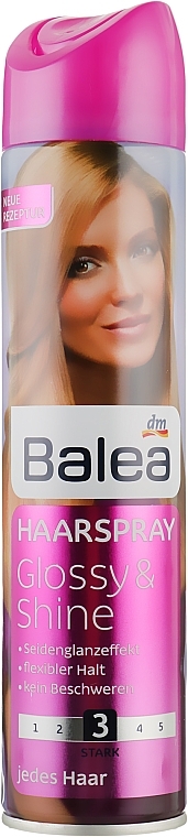 Gloss & Shine Hair Spray - Balea Glossy & Shine №3 — photo N1
