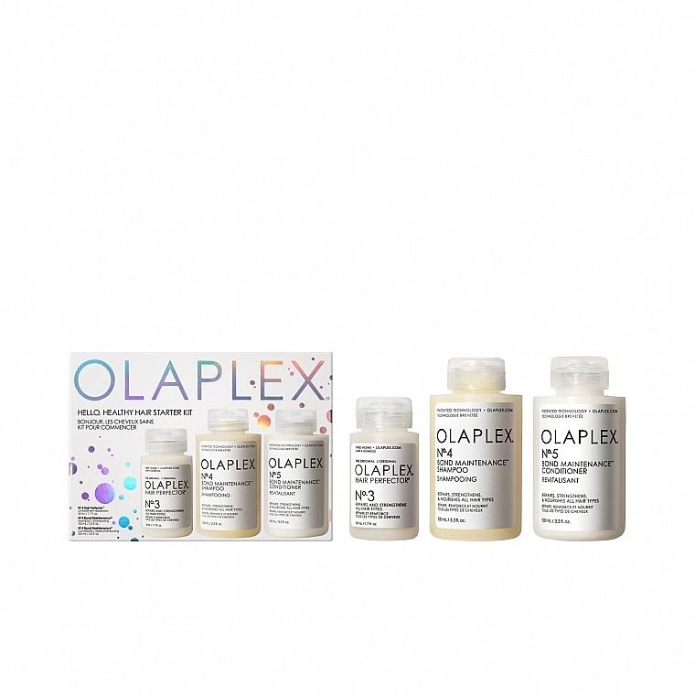 Set - Olaplex Hello Healthy Hair Starter Kit (h/pr/50ml+sh/100ml+con/100ml) — photo N2