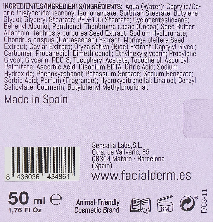 Anti-Aging & Anti-Stress Cream for Normal & Dry Skin - Facialderm C1 Anti-Age And Anti-Stress Cream — photo N3