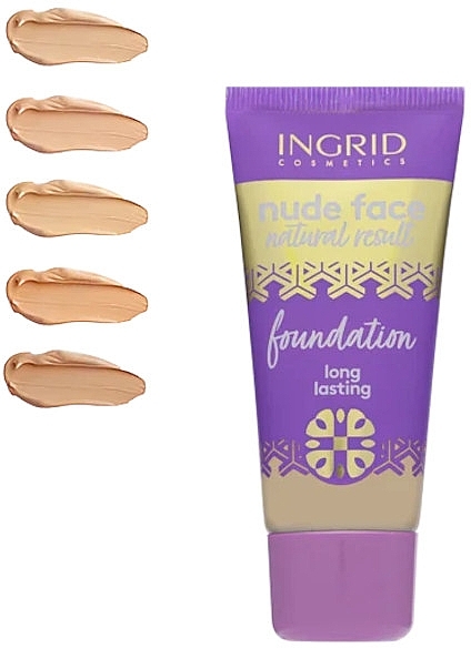 Foundation - Ingrid Cosmetics Nude Face Natural Result Foundation — photo N2