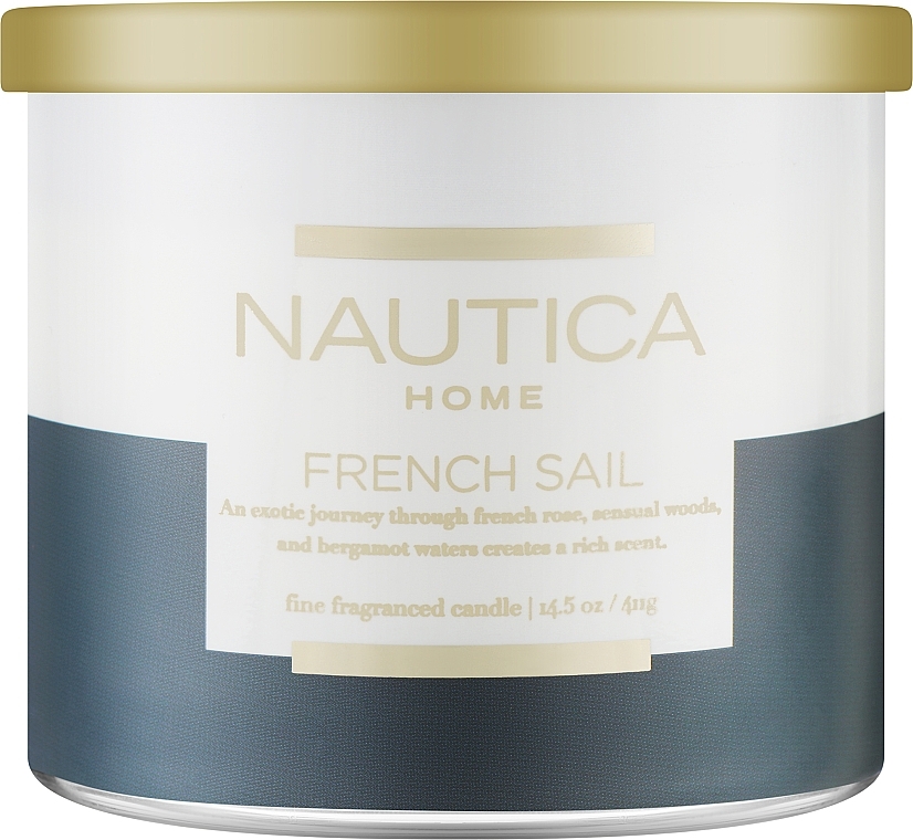Scented Candle "French Sail" - Nautica French Sail Fine Fragranced Candle — photo N1