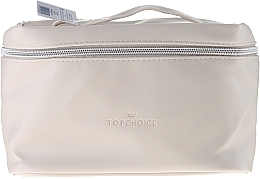 Fragrances, Perfumes, Cosmetics Makeup Bag "Leather", 24x14x13.5 cm, 96990, beige - Top Choice