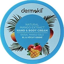 Fragrances, Perfumes, Cosmetics Hand & Body Cream with Mango Extract - Dermokil Hand & Body Cream With Mango Extract