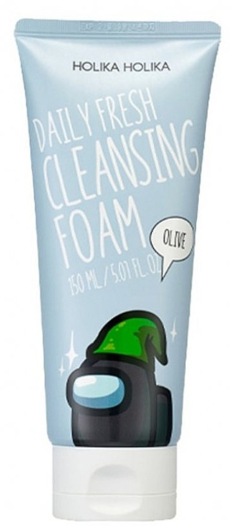 Olive Face Cleansing Foam - Holika Holika Among Us Daily Fresh Cleansing Foam Olive — photo N1