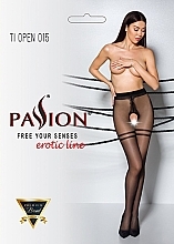 Fragrances, Perfumes, Cosmetics Erotic Tights with Cutout 'Tiopen 015', 20 Den, black - Passion