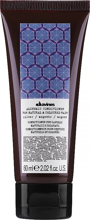 Natural & Colored Hair Conditioner (silver) - Davines Alchemic Conditioner — photo N1