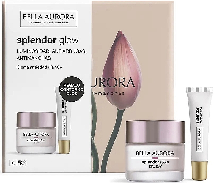 Set - Bella Aurora Splendor Glow Set (cr/50ml + eye/cr/15ml) — photo N3