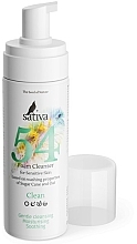 Fragrances, Perfumes, Cosmetics Face Cleansing Foam for Sensitive Skin #54 - Sativa Foam Cleanser For Sensitive Skin