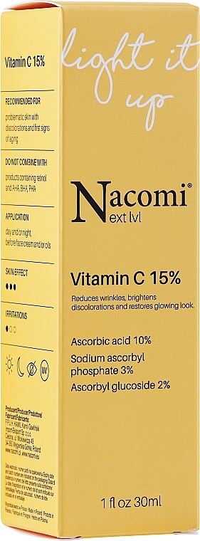 Vitamin C 15% Face Serum - Nacomi Next Level Vitamin C 15% — photo N1