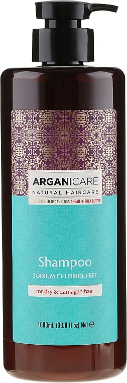 Dry and Damaged Hair Shampoo - Arganicare Shea Butter Shampoo For Dry Damaged Hair — photo N2