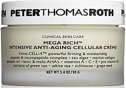 Fragrances, Perfumes, Cosmetics Anti-Aging Face Cream - Peter Thomas Roth Mega-Rich Intensive Anti-Aging Cellular Cream