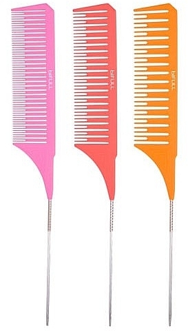 Highlighting Brush Set, 3 pieces - Bifull Professional Special For Highlights Comb Set — photo N1