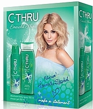 Fragrances, Perfumes, Cosmetics C-Thru Emerald Shine - Set (deo/150ml + sh/gel/250ml)