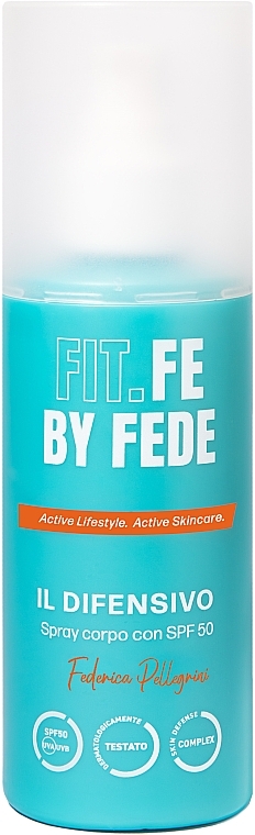 Body Spray - Fit.Fe By Fede The Defender Body Spray With SPF50 — photo N1
