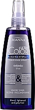 Hair Lotion Spray, blue - Joanna Ultra Color System Hair Rinse Spray Blue — photo N1