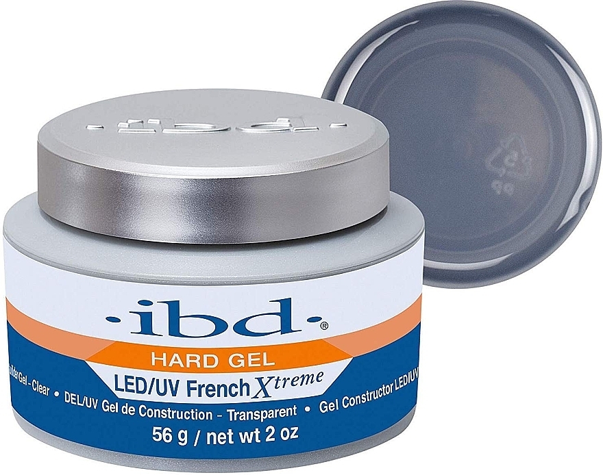 Builder Gel, transparent - IBD Hard Gel LED/UV French Xtreme Clear — photo N2