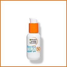 Sunscreen Face Serum - Garnier Ambre Solaire Invisible Serum Spf50 — photo N3