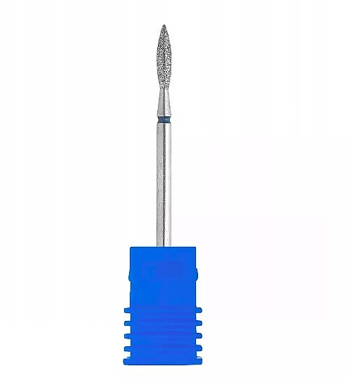 Drop Diamond Nail Drill Bit, blue - Sleek Shine — photo N1