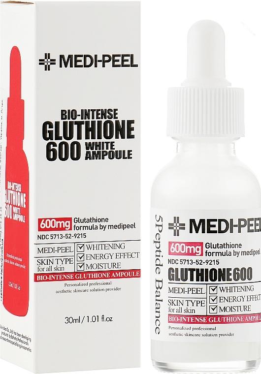 Whitening Gluthione Ampoule Serum - Medi Peel Bio-Intense Gluthione 600 White Ampoule — photo N3