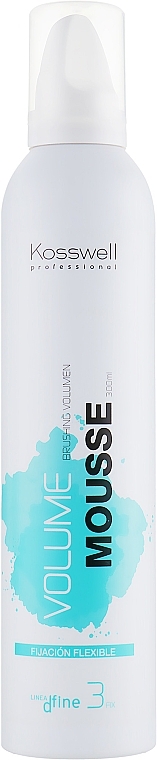 Hair Volume Mousse - Kosswell Professional Dfine Volume Mousse — photo N1