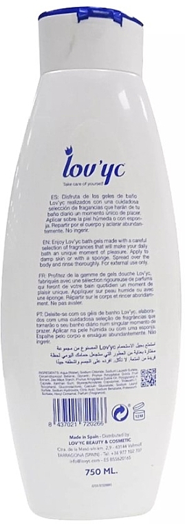 Almond Milk Protein Shower Gel - Lovyc Almonds Protein Shower Gel — photo N2