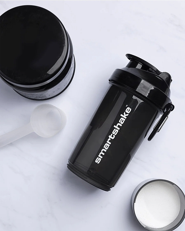 800 ml Shaker - SmartShake Original2Go ONE Gunsmoke Black — photo N3