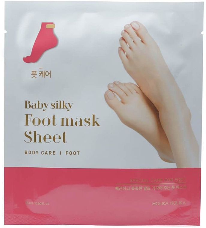 Foot Socks Mask - Holika Holika Baby Silky Foot Mask Sheet — photo N3